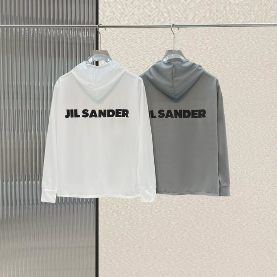 Jil Sander Logo Hooded Top